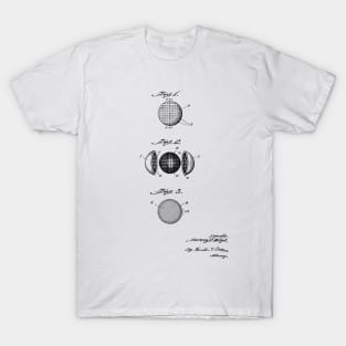 Golf Ball Vintage Patent Drawing T-Shirt